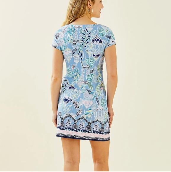 Lilly Pulitzer UPF 50+ SOPHILETTA DRESS Blue Peri Lapis Lanterns - Picture 3 of 12